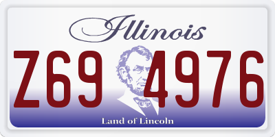 IL license plate Z694976