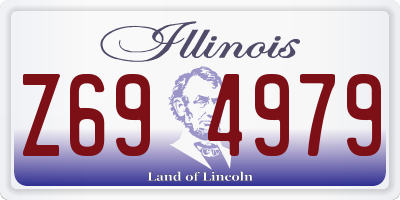 IL license plate Z694979