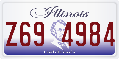 IL license plate Z694984