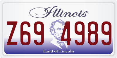 IL license plate Z694989