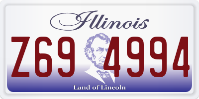 IL license plate Z694994