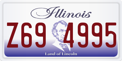 IL license plate Z694995