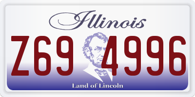 IL license plate Z694996