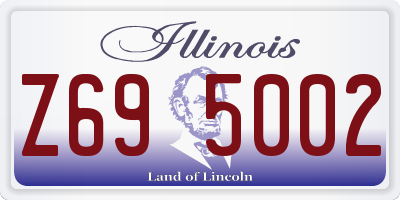 IL license plate Z695002
