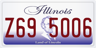 IL license plate Z695006
