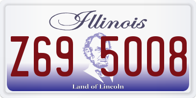 IL license plate Z695008