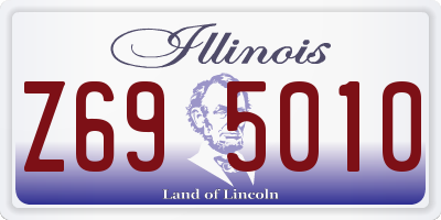 IL license plate Z695010
