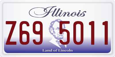 IL license plate Z695011