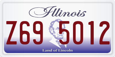 IL license plate Z695012