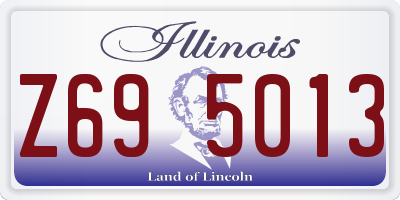 IL license plate Z695013