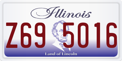 IL license plate Z695016