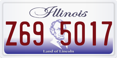 IL license plate Z695017