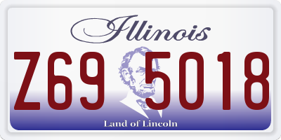 IL license plate Z695018
