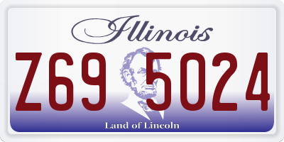 IL license plate Z695024