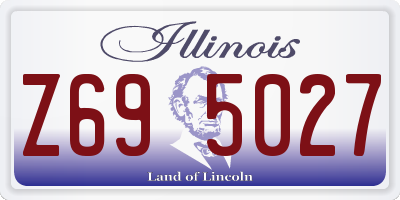 IL license plate Z695027