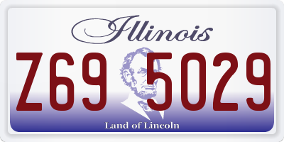 IL license plate Z695029
