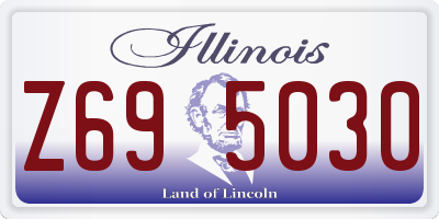 IL license plate Z695030