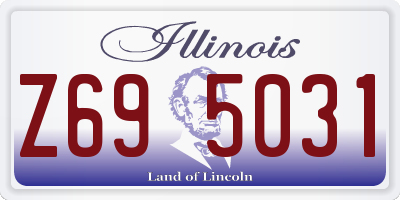 IL license plate Z695031