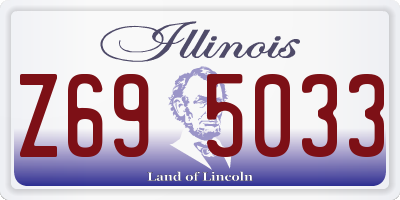 IL license plate Z695033
