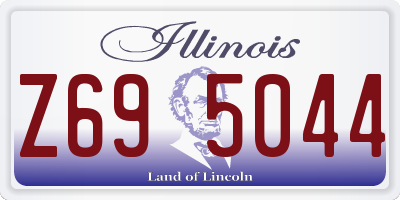 IL license plate Z695044
