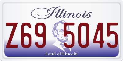 IL license plate Z695045