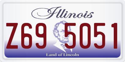 IL license plate Z695051