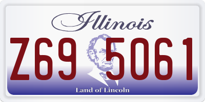 IL license plate Z695061