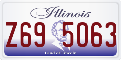 IL license plate Z695063