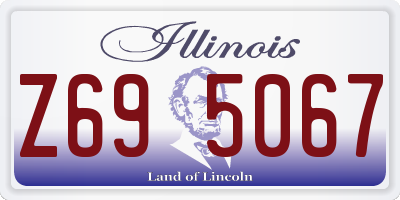 IL license plate Z695067