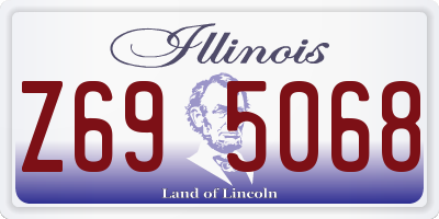 IL license plate Z695068