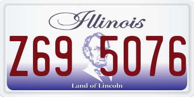 IL license plate Z695076