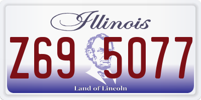 IL license plate Z695077