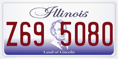 IL license plate Z695080