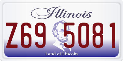 IL license plate Z695081