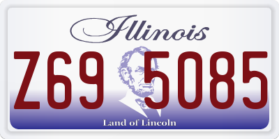 IL license plate Z695085