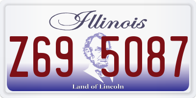IL license plate Z695087