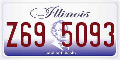 IL license plate Z695093