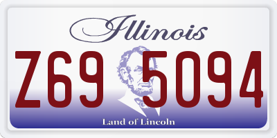 IL license plate Z695094