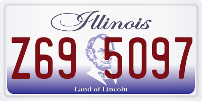 IL license plate Z695097