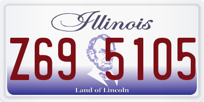 IL license plate Z695105