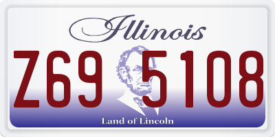 IL license plate Z695108