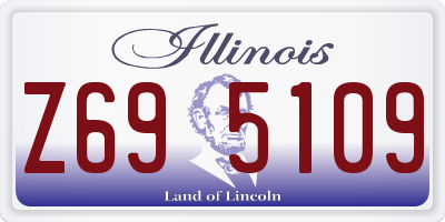 IL license plate Z695109