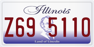 IL license plate Z695110