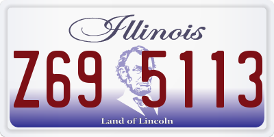 IL license plate Z695113