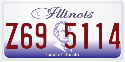 IL license plate Z695114