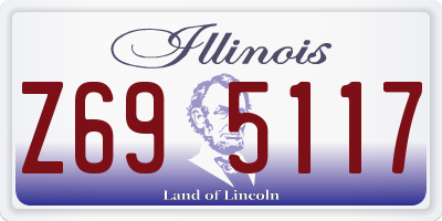 IL license plate Z695117