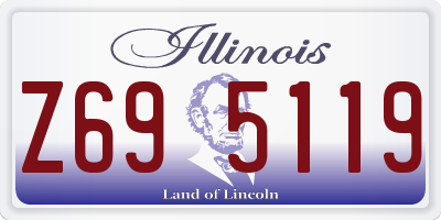 IL license plate Z695119