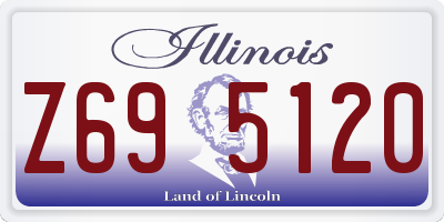 IL license plate Z695120