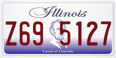 IL license plate Z695127