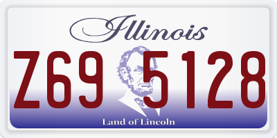 IL license plate Z695128